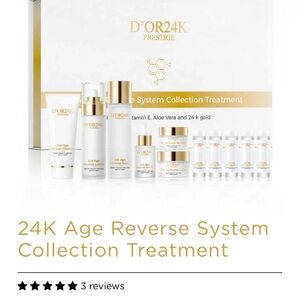 D'OR24K Prestige 24K Age Reverse System Collection Treatment - Gold